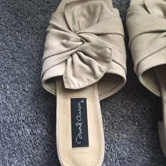 David Aaron Beige Sandals 7.5 - Picture 3 of 5